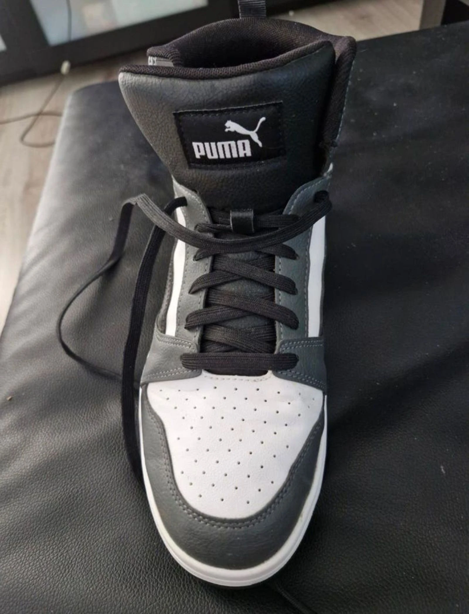 Puma Rebound Joy Sneakers - Black, White, Grey – photo 6